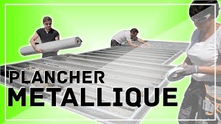 🔨 Plancher ossature métallique de notre tiny house [upl. by Colner]