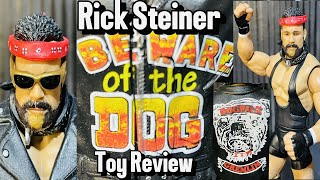 Rick Steiner WWE Mattel Elite 104 Dog Faced Gremlin wrestling figure review toy opening [upl. by Atekihc]