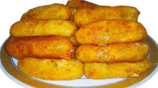 Resep kroket kentang keju mozarella enak meleleh di mulut  mudah buat nya [upl. by Gord]