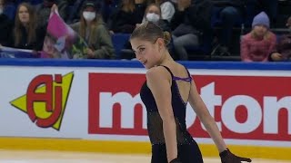 Alena KOSTORNAIA SP Finlandia Trophy 2021 [upl. by Sheffy770]