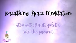 3 Minute Breathing Space Meditation for Kids [upl. by Sanyu]