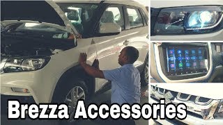 Maruti Suzuki Brezza Accessories [upl. by Dranyer]