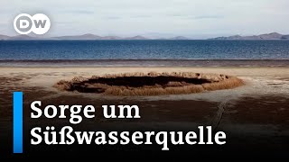 Droht der Titicacasee auszutrocknen  DW Nachrichten [upl. by Vickey]