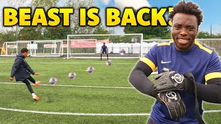 We Challenged BEAST GK To A 1v1 Freekick Challenge [upl. by Ricardo]