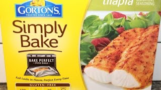 Gorton’s Simply Bake Tilapia Review [upl. by Akeryt144]