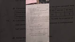 Class 8 SA1 Maths Exam Paper in 2024 [upl. by Minerva]