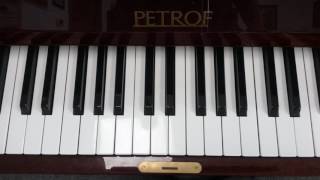 The E flat Major Scale  Piano  One Octave [upl. by Terena90]