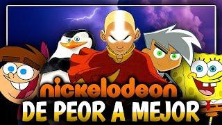 Las 48 SERIES ANIMADAS de Nickelodeon de PEOR a MEJOR [upl. by Esir]