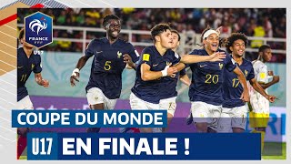 Les U17 en finale de Coupe du Monde  Joie et réaction du sélectionneur [upl. by Oirasan93]