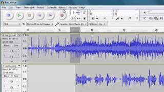 Getting started with Audacity Mixing multiple tracks [upl. by Intyrb318]