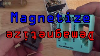 MagnetizerDemagnetizer tool Demagnetize your Calipers [upl. by Avivah]