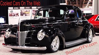 1940 Ford Alloways Hot Rod Shop Pro Auto Custom Interiors The SEMA Show 2017 [upl. by Manya156]