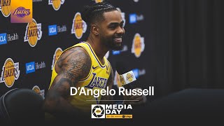 Lakers Media Day 2023  DAngelo Russell Press Conference [upl. by Marler184]