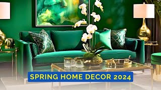 Thrifted Spring Home Decor 2024 Budget Friendly [upl. by Annahsohs]