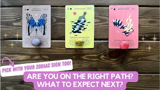 Are You On The Right Path What To Expect Next  Pick with zodiac  Timeless Reading [upl. by Ainocal]