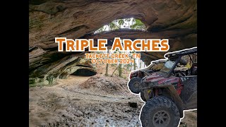 Triple Arches At Tackett Creek October 2024 [upl. by Dasya549]