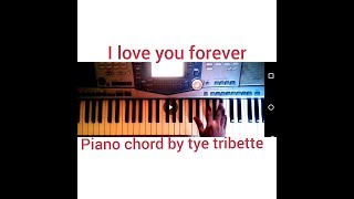 I love you forevertye tribbett piano chords [upl. by Burhans]