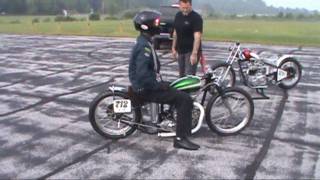 First Test Run on my 1955 Triumph Land Speed Motorcycle [upl. by Turnbull]