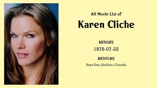 Karen Cliche Movies list Karen Cliche Filmography of Karen Cliche [upl. by Angela]