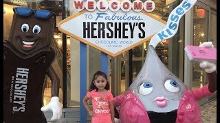 Exploring Hersheys Chocolate World  Family Attraction in Las Vegas [upl. by Lazos]