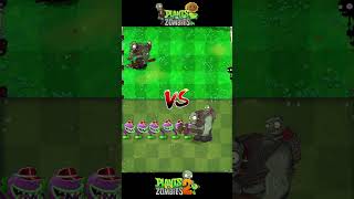 PVZ1 Vs PVZ2 Team Plants Vs Gargantuar Zombie  Plants vs Zombies 2 pvz2 pvz2gameplay [upl. by Burget]