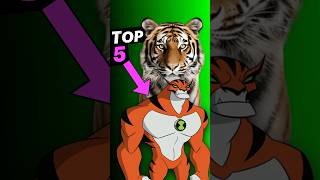 Top 5 Ben 10 Aliens Inspired by Animals [upl. by Oliana235]