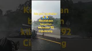 Kecelakaan di tol Cipularang km 92 [upl. by Alurta]