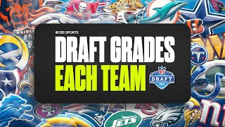 2024 NFL Team Draft Grades handed out across all 8 divisions  CBS Sports [upl. by Baalman131]