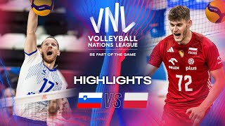 🇸🇮 SLO vs 🇵🇱 POL  Highlights  Week 1  Mens VNL 2024 [upl. by Toomay]