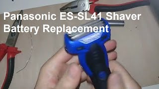 Panasonic ESSL41 Shaver Battery Replacement [upl. by Ahseuqal]