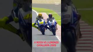 Valentino Rossi Vs Jorge Lorenzo Catalunya 2009 [upl. by Brunhild]