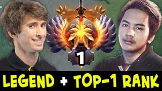 LEGEND meets TOP1 RANK — Dendi  InYourDream in SEA MMR [upl. by Iverson]