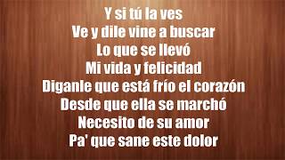 Nicky Jam ft Wisin Si tú la vez LetraLyrics [upl. by Ladd246]