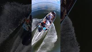 15hp 4 stroke Tohatsu on fully loaded 14ft v [upl. by Cone]