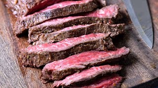 Skirt Steak Grilled Skirt Steak Recipe  How To Grill Steak [upl. by Ytisahc]