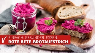 KochheldenTV präsentiert Der Rote BeteBrotaufstrich selbstgemacht  Rezept [upl. by Nikral]