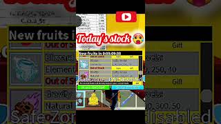 Todays stock ☠😱 roblox bloxfruits stocks shorts [upl. by Adnolohs]