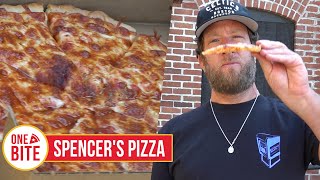 Barstool Pizza Review  Spencers Pizza Abington MA presented by Proper Wild [upl. by Attevad]