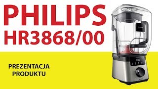 Blender kielichowy PHILIPS HR386800 Wysokoobrotowy [upl. by Hayalat937]