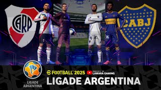 New update eFootball 2025 v420 • Ligade Argentina all licensed kits [upl. by Mccollum]