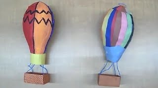 Lets Make a Paper Mache Hot Air Balloon [upl. by Tally]