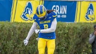 Delaware Football makes it 5 straight with a 2410 victory over Towson [upl. by Oribella]