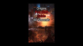 ORIGINS FIRE STAFF BUILD  UPGRADE GUIDE shorts [upl. by Shani]