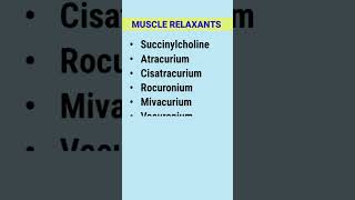 injection muscle relaxants doctor generalanesthesia injection [upl. by Ignacia]