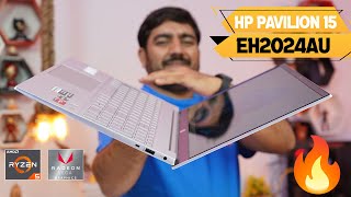 Hp Pavilion 15EH2024AU AMD Ryzen 55625U  One Of The Best Laptop Under 55K  Unboxing amp Review🔥 [upl. by Nahtaj]