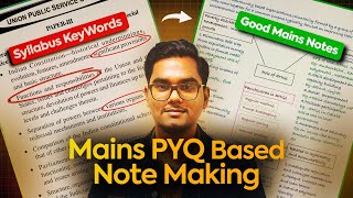 Quality of your Notes decides the Quality of your Answers amp your Rank  Learn PYQbased Note Making [upl. by Acimak]