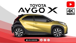 Toyota Aygo X  Official Colors quotanimatedquot 4K [upl. by Orvah698]