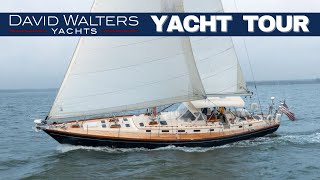 1988 Little Harbor 53 Blue Star Walkthrough  Yacht Tour [upl. by Irami]