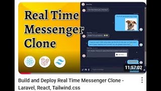 Setup Reference Code  Build and Deploy Real Time Messenger Clone  Laravel React Tailwindcss [upl. by Winola]