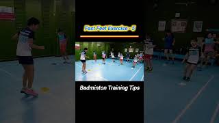 Fast Feet Exercise shorts badminton badmintontraining Subscribe please 🙏 [upl. by Darda]